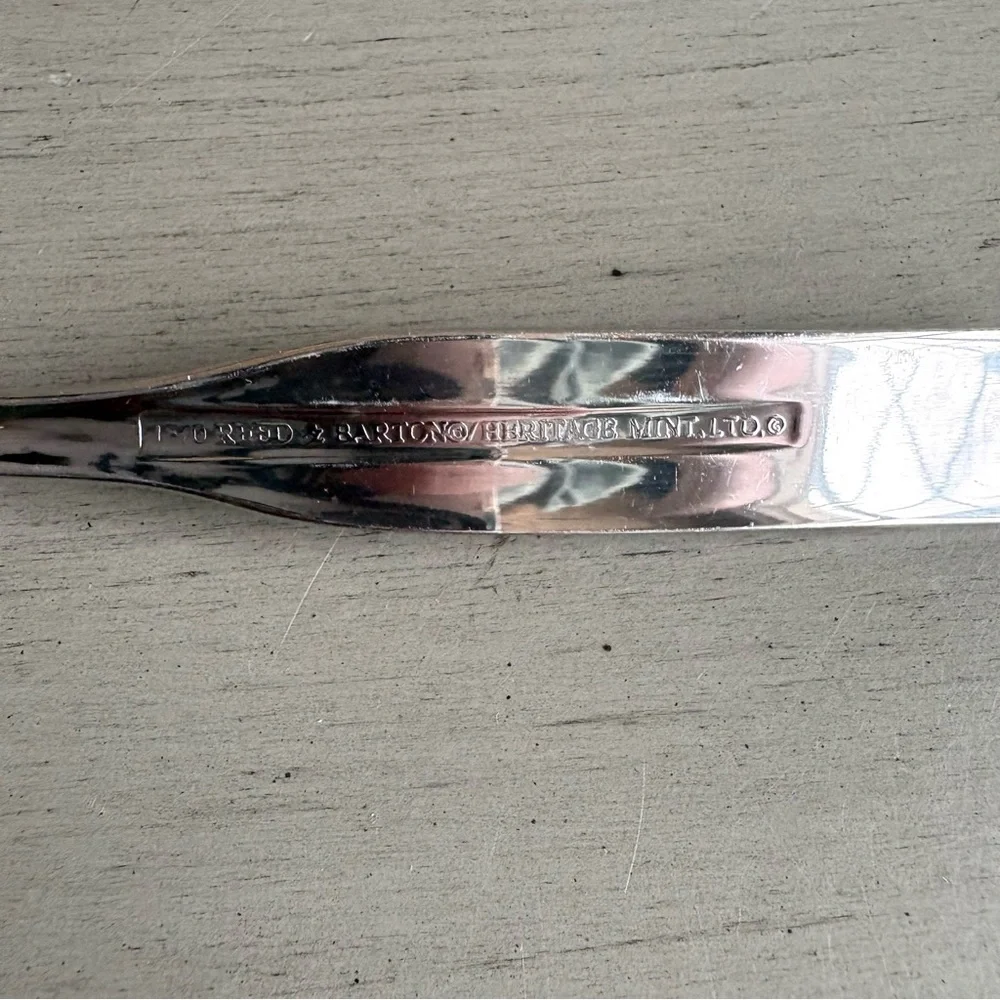 Reed & Barton HERITAGE MINT Stainless Flatware Silverware Spoon - Lot of 3